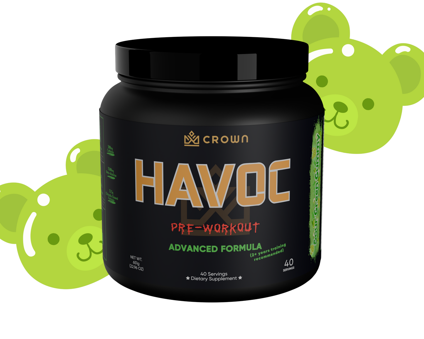 Havoc Sour Green Gummy
