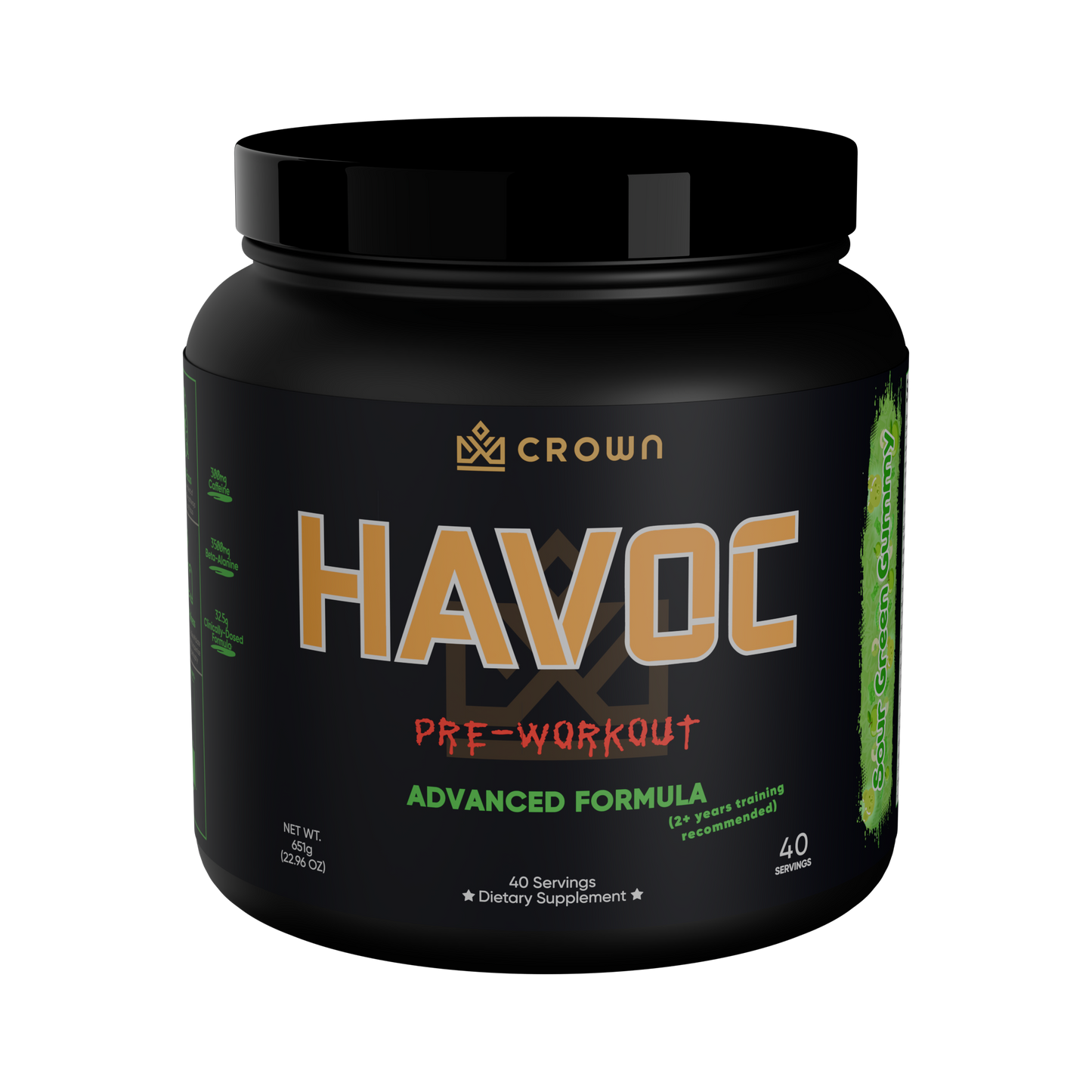 Havoc Sour Green Gummy