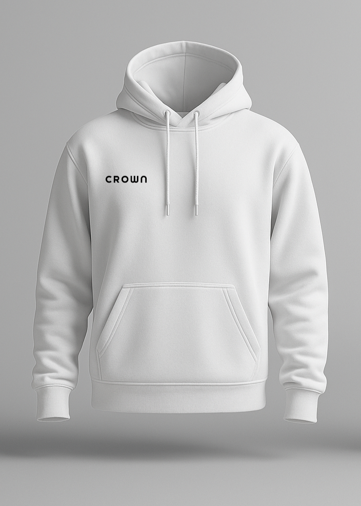 Crown Hoodie White